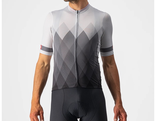 photo de Castelli A Tutta Jersey gris maillot homme manches courtes