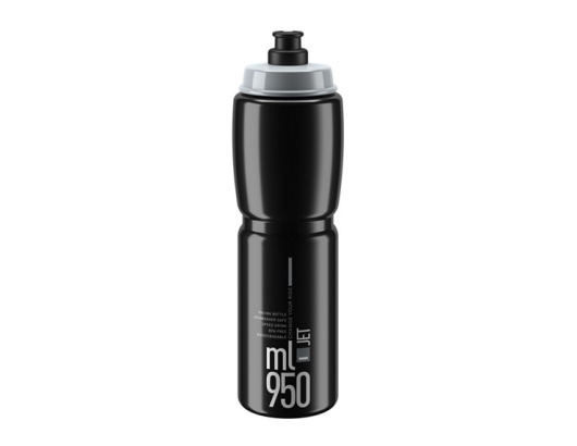 photo de Elite Bidon jet black gris 950ml