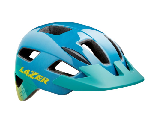 photo de Lazer casque Gekko bleu jaune casque VTT enfant