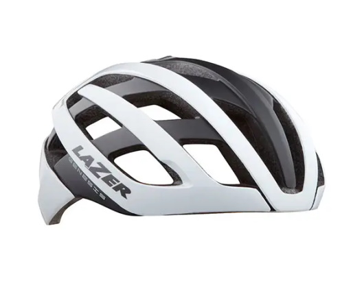 photo de Lazer Genesis noir blanc casque velo route
